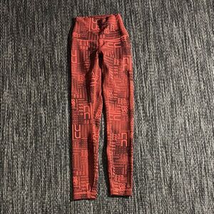 Lululemon Wunder Train Legging Contour Fit High-Rise Tight 25" SPELLOUT